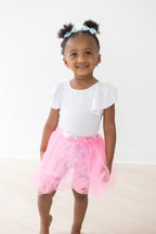 Hydrangea Floral Tutu Shorts