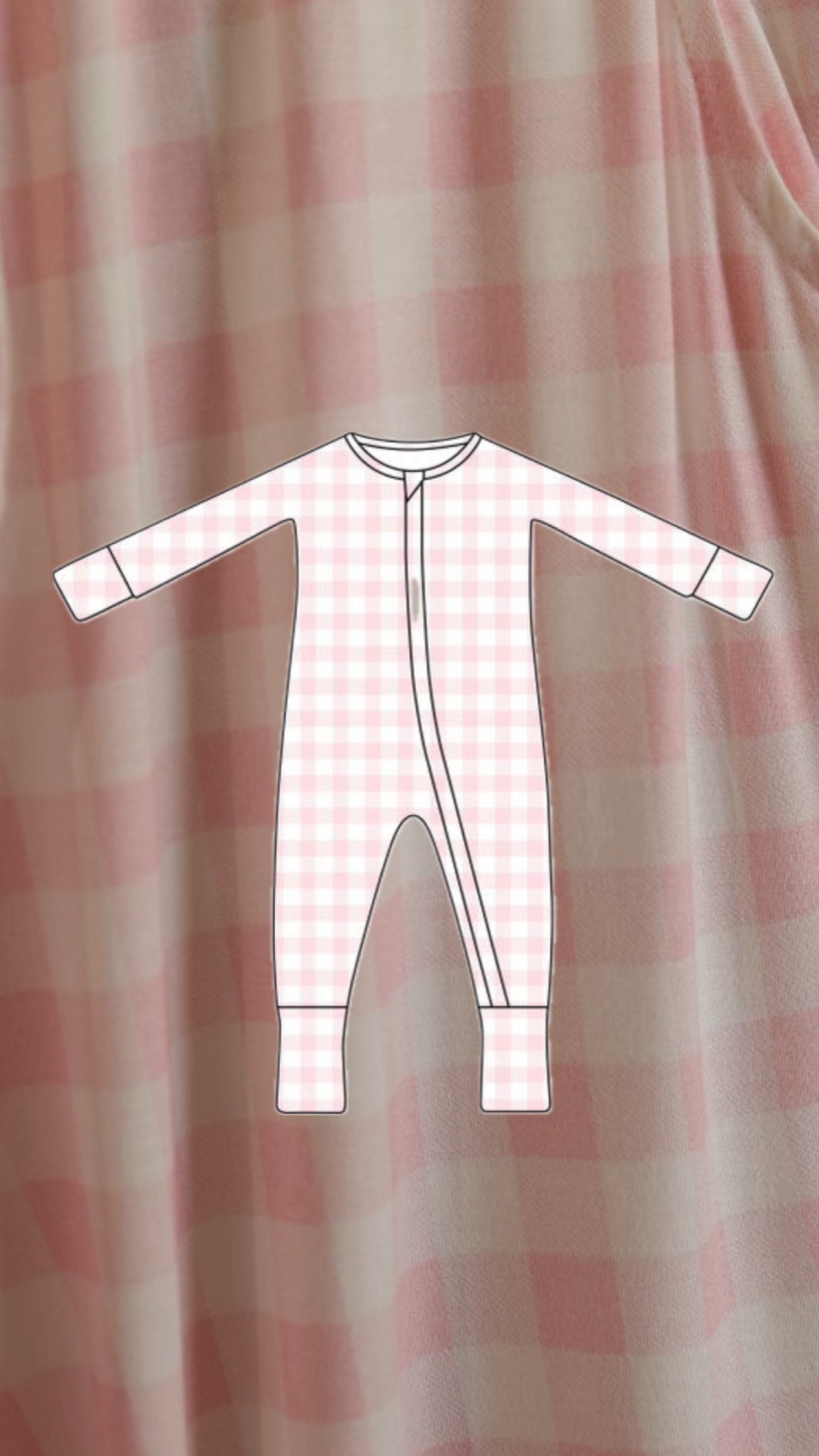 Bamboo Zip Pajamas Zipper Romper | Pink Sugar
