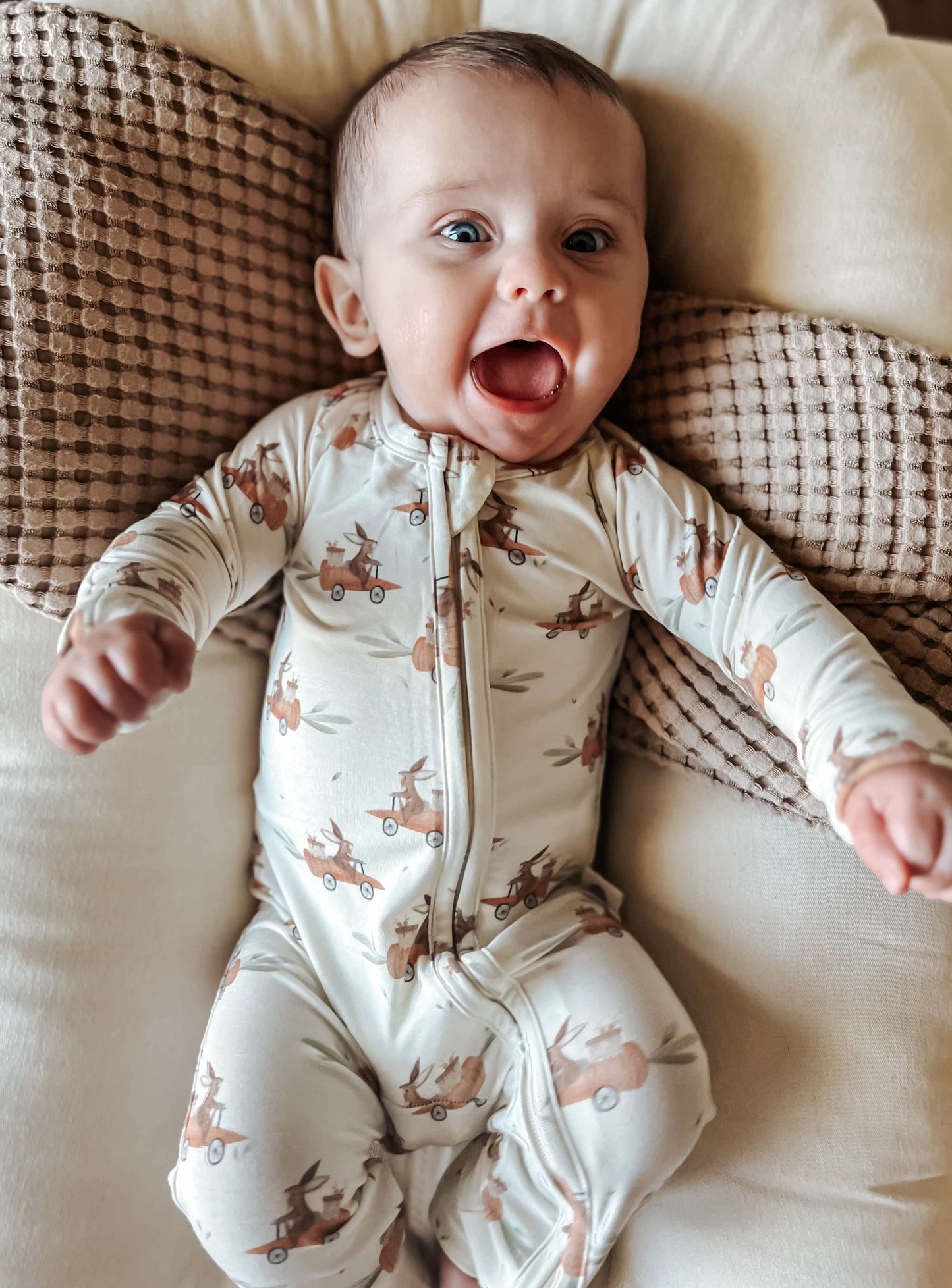 Cottontail Cruisers Modal Zippy Pajamas Romper