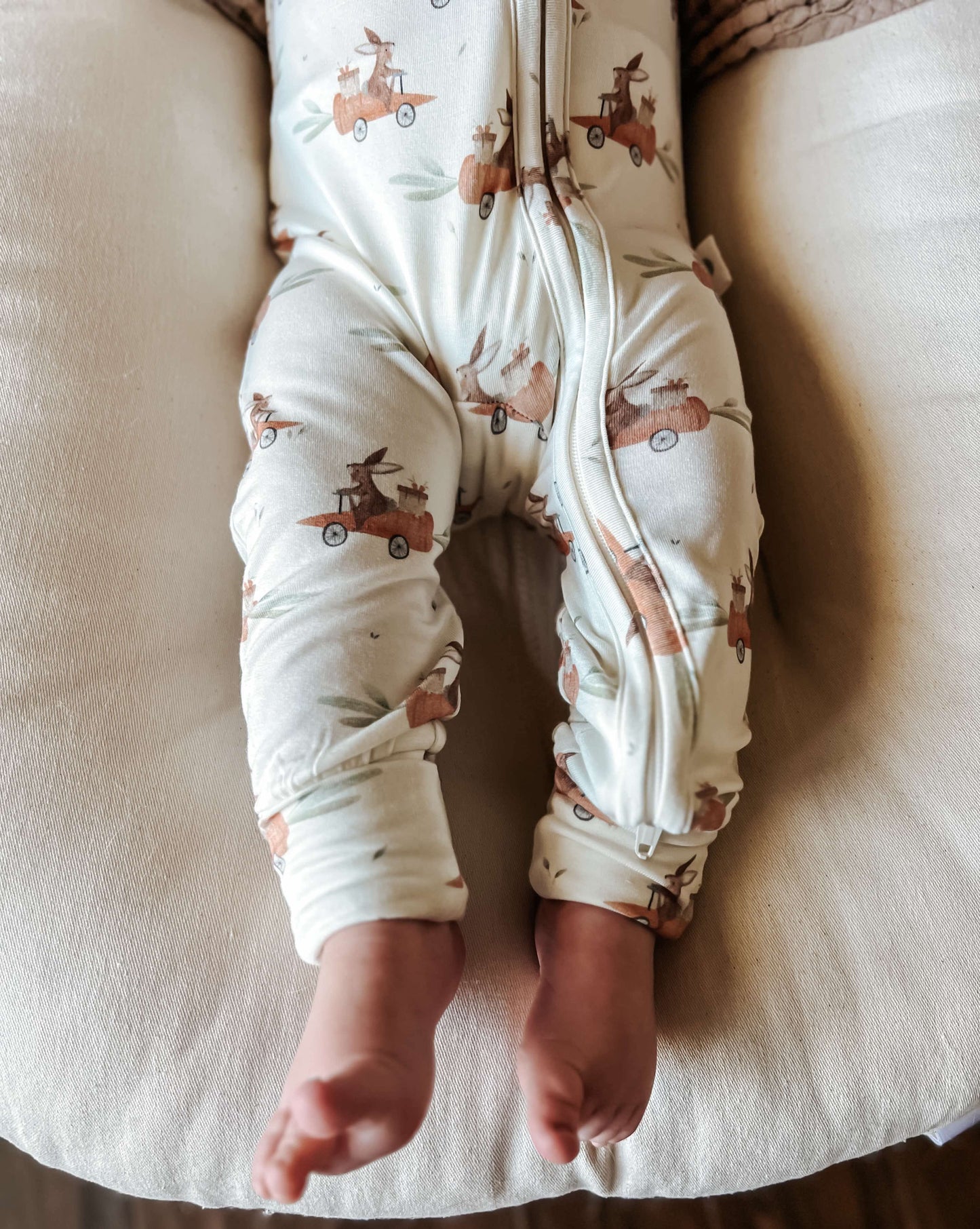 Cottontail Cruisers Modal Zippy Pajamas Romper