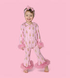 BLUSHIN' BUNNIES GIRL'S FLARE FEATHERED DREAM SET