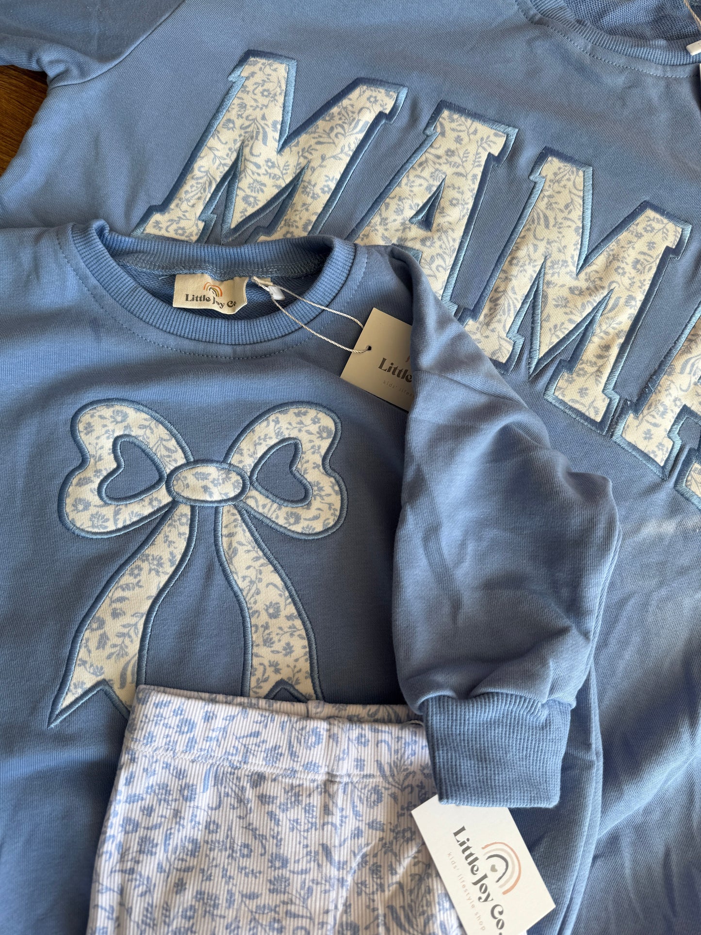 Mama Applique Crewneck Sweatshirt