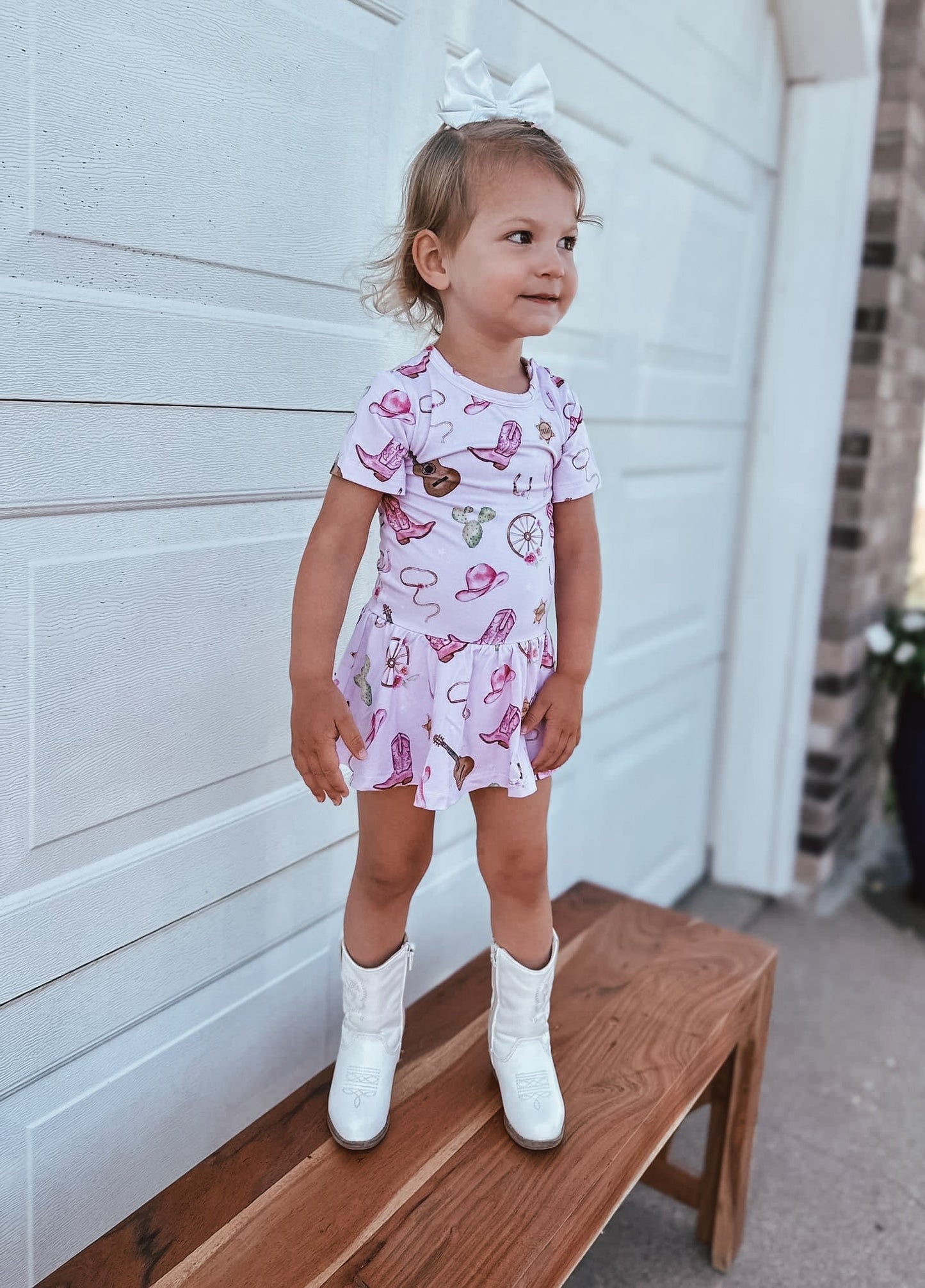 Cowgirl - Bodysuit Western Farm Romper Dress