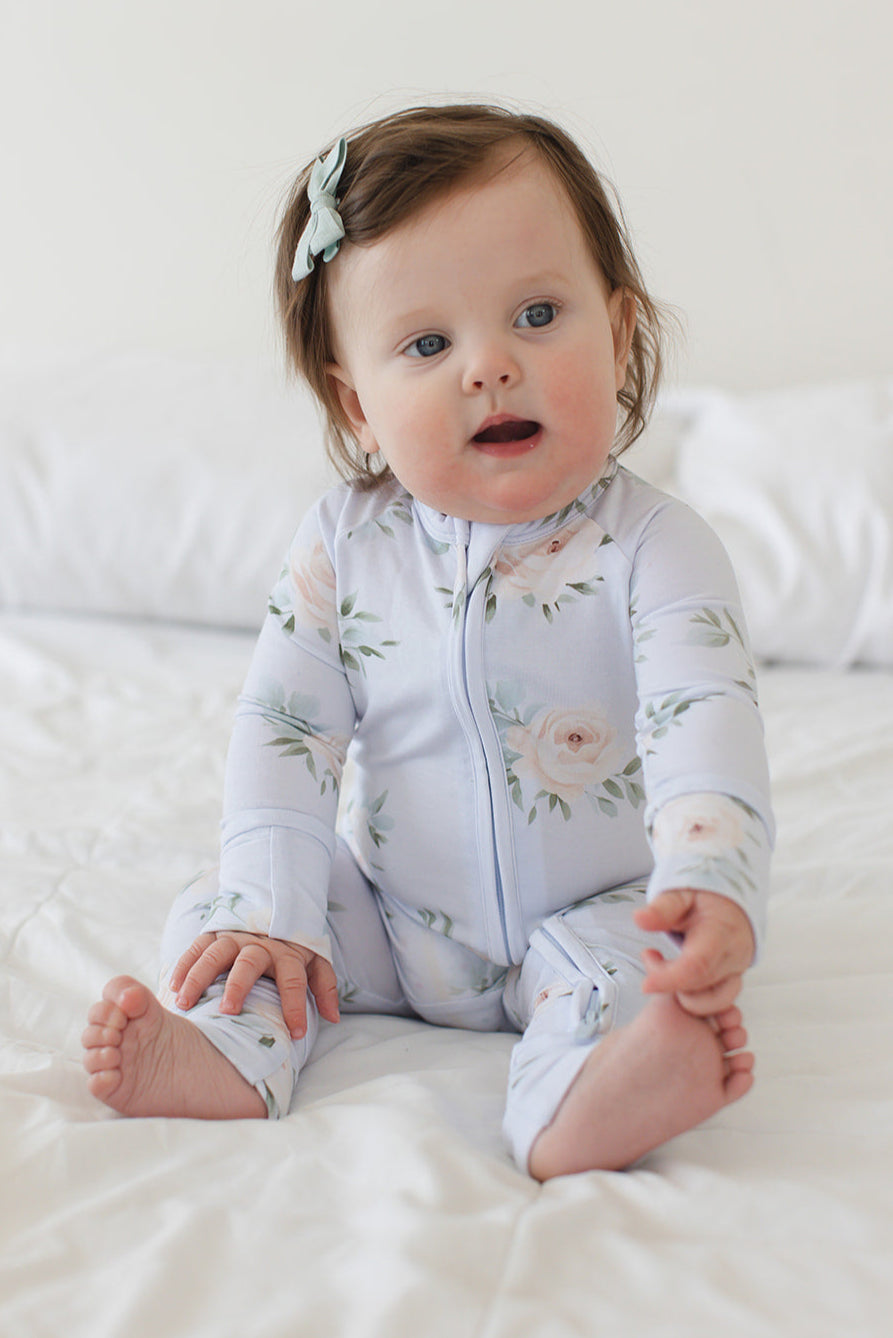 Cosette - Zippy Floral Zipper Romper