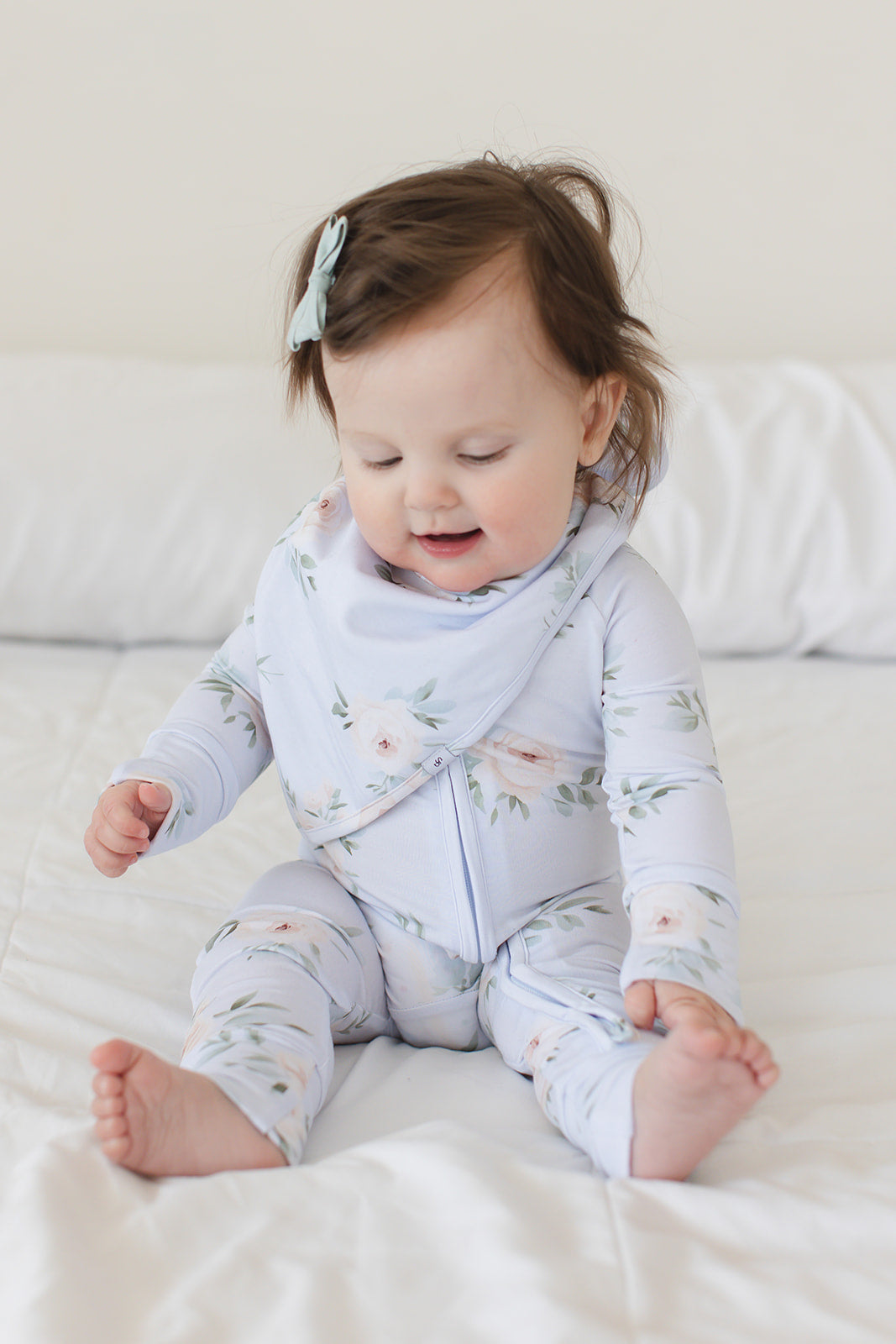 Cosette - Zippy Floral Zipper Romper