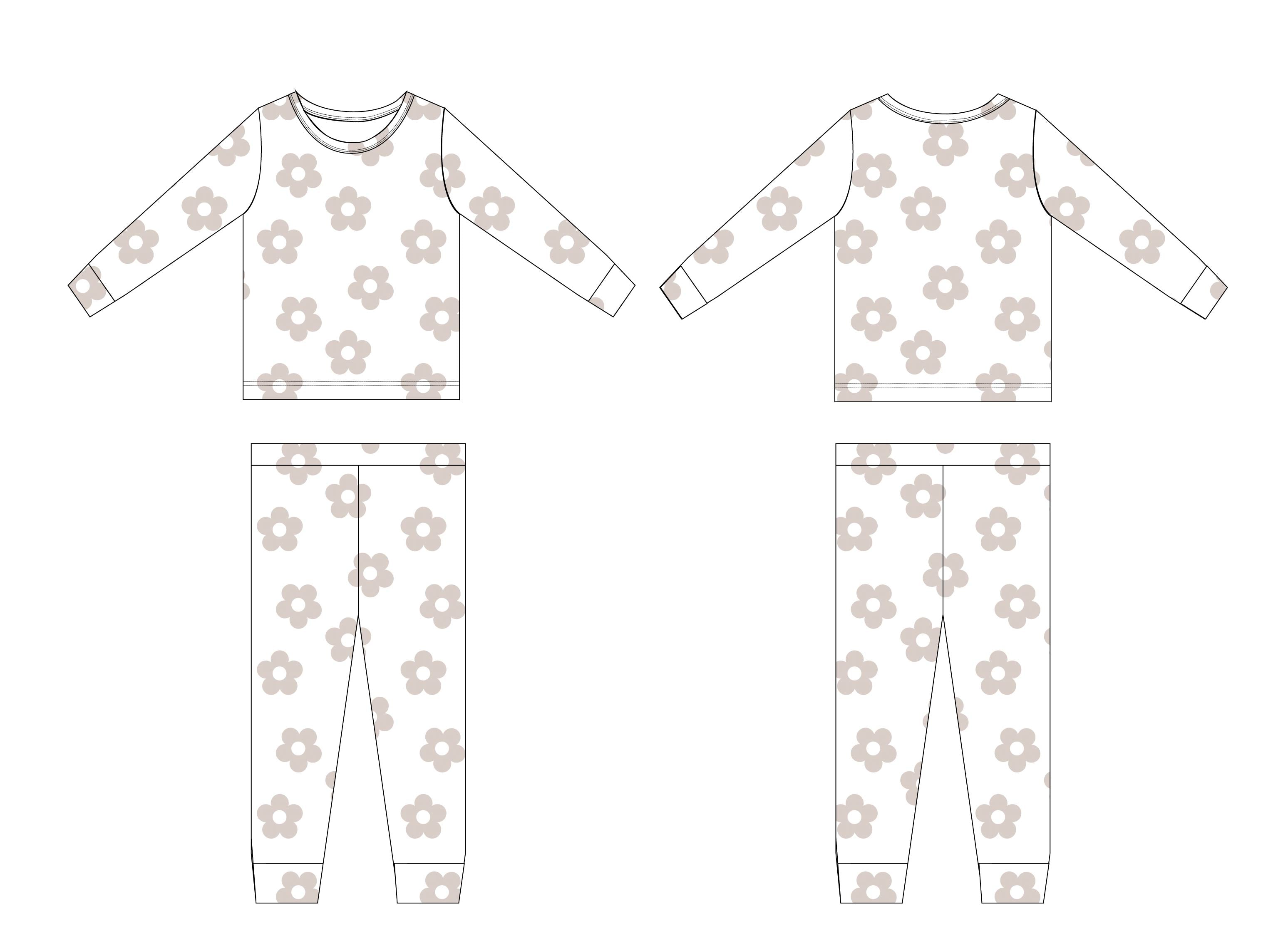 Maisy (ribbed) - Floral Set