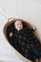 Travolta (black) - Zippy Zipper Romper