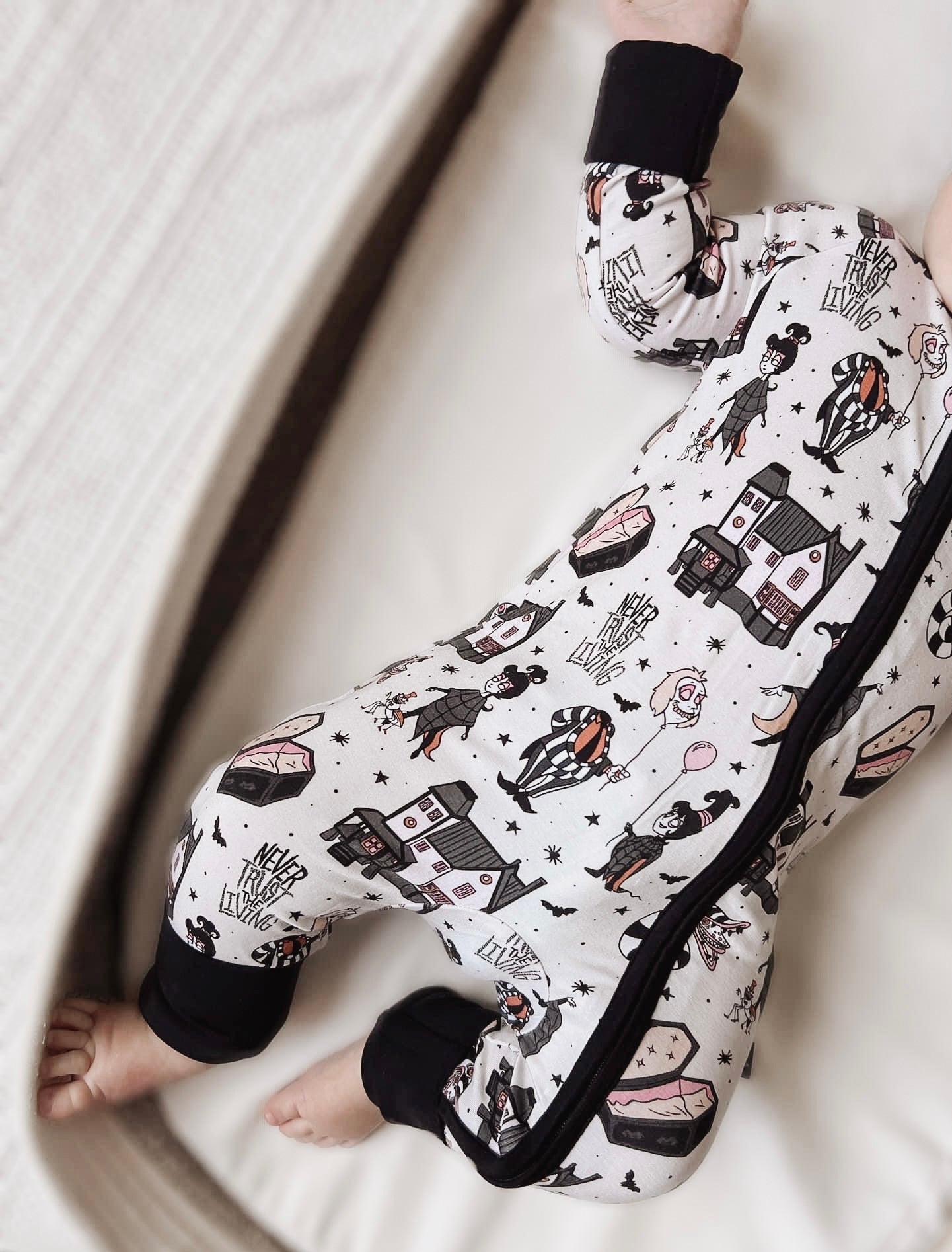 Never Trust the Living - Zippy Zipper Romper