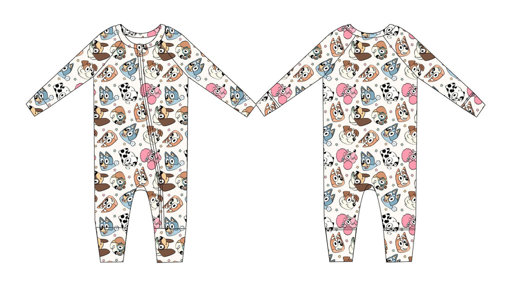 Best Mates - Zippy Zipper Romper