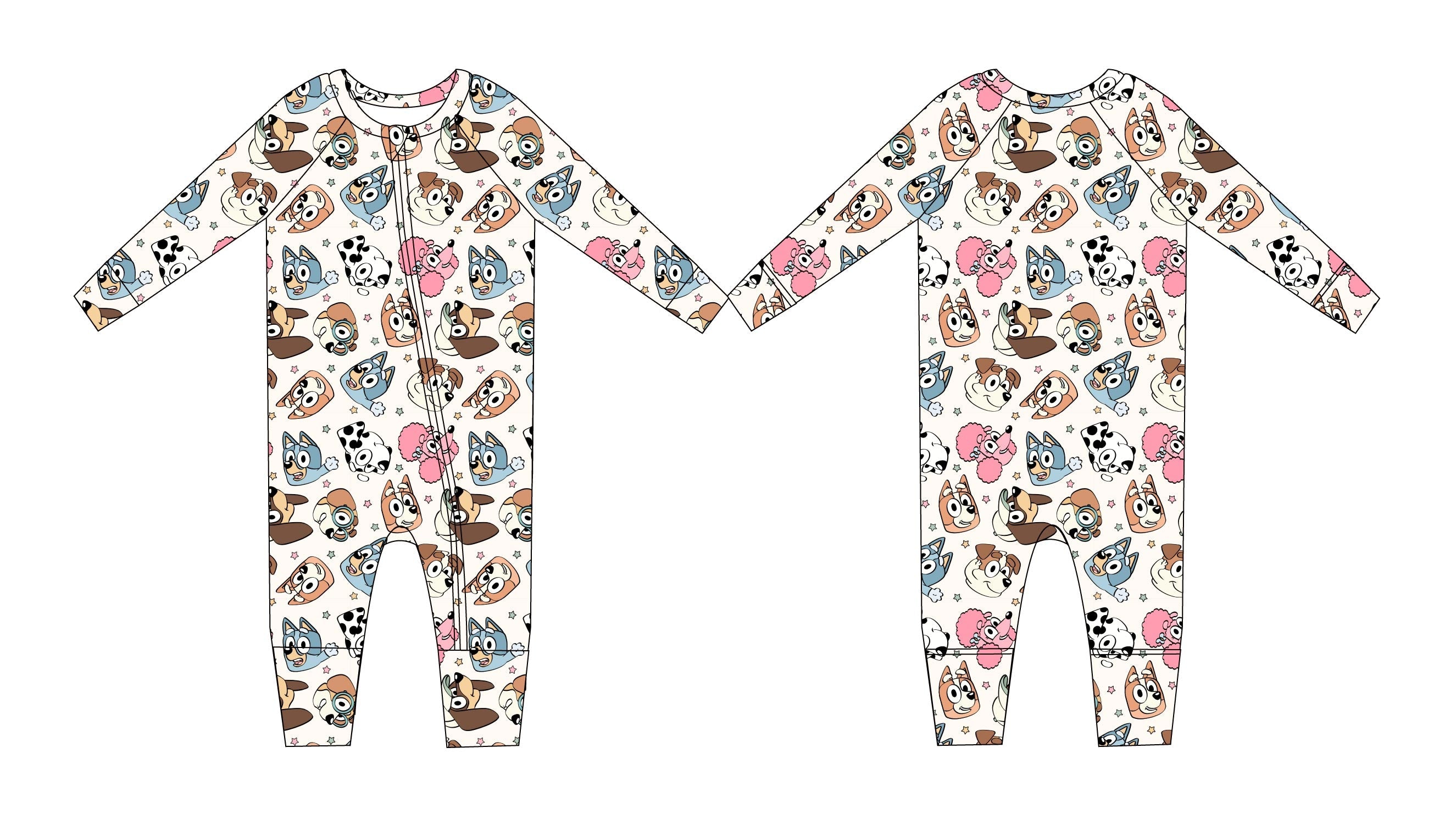 Best Mates - Zippy Zipper Romper