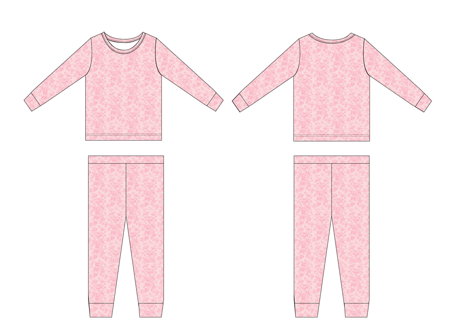 Pink Toile - Set