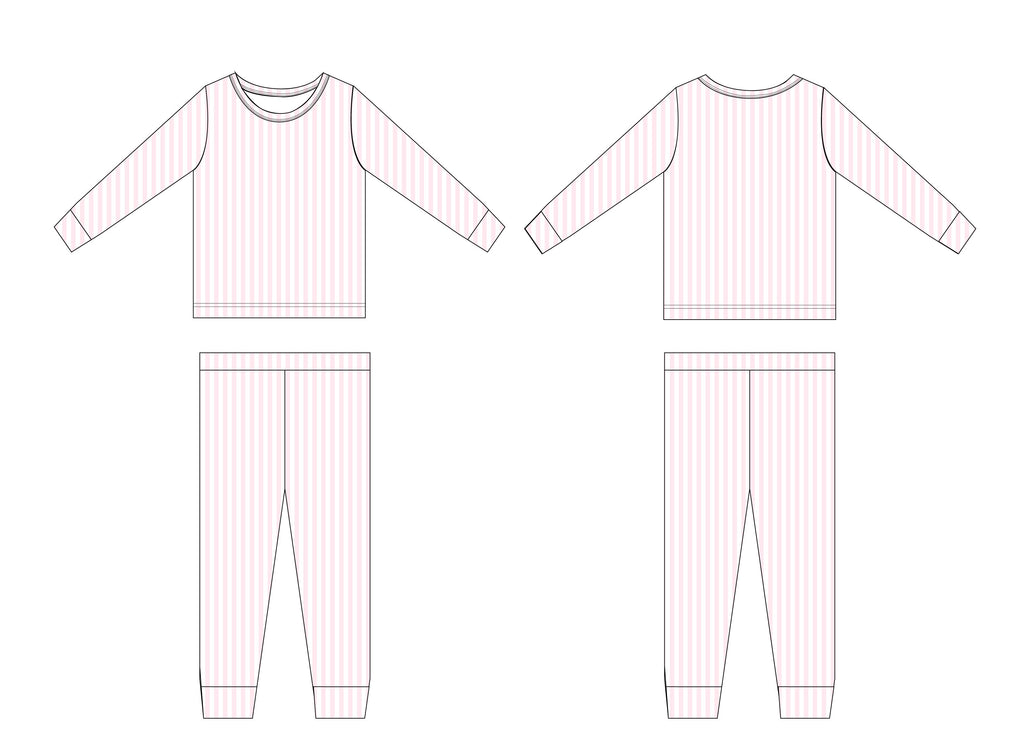Pink Stripes - Set
