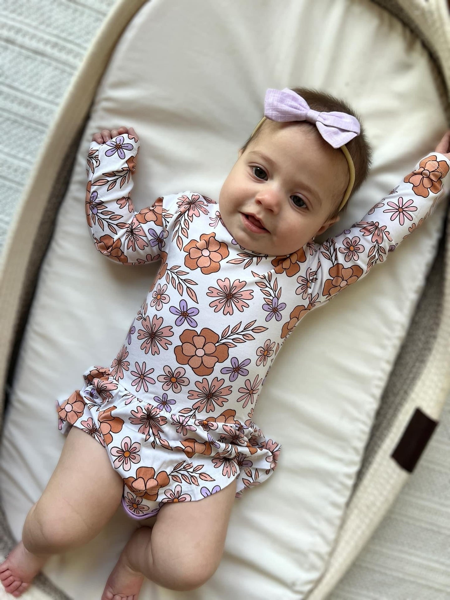 Mabel - Floral Bodysuit Romper Dress