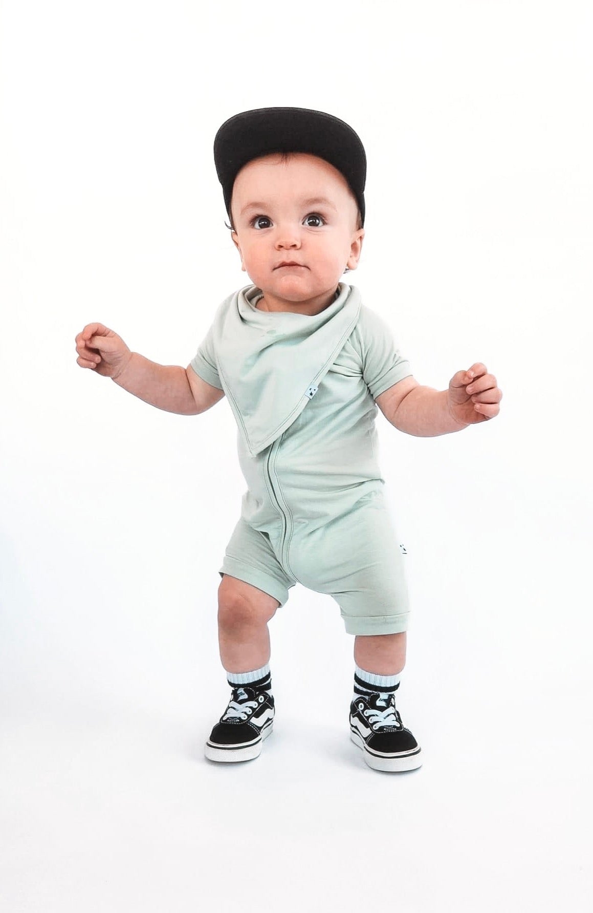 Bonsai - Zip Shortie Zipper Romper