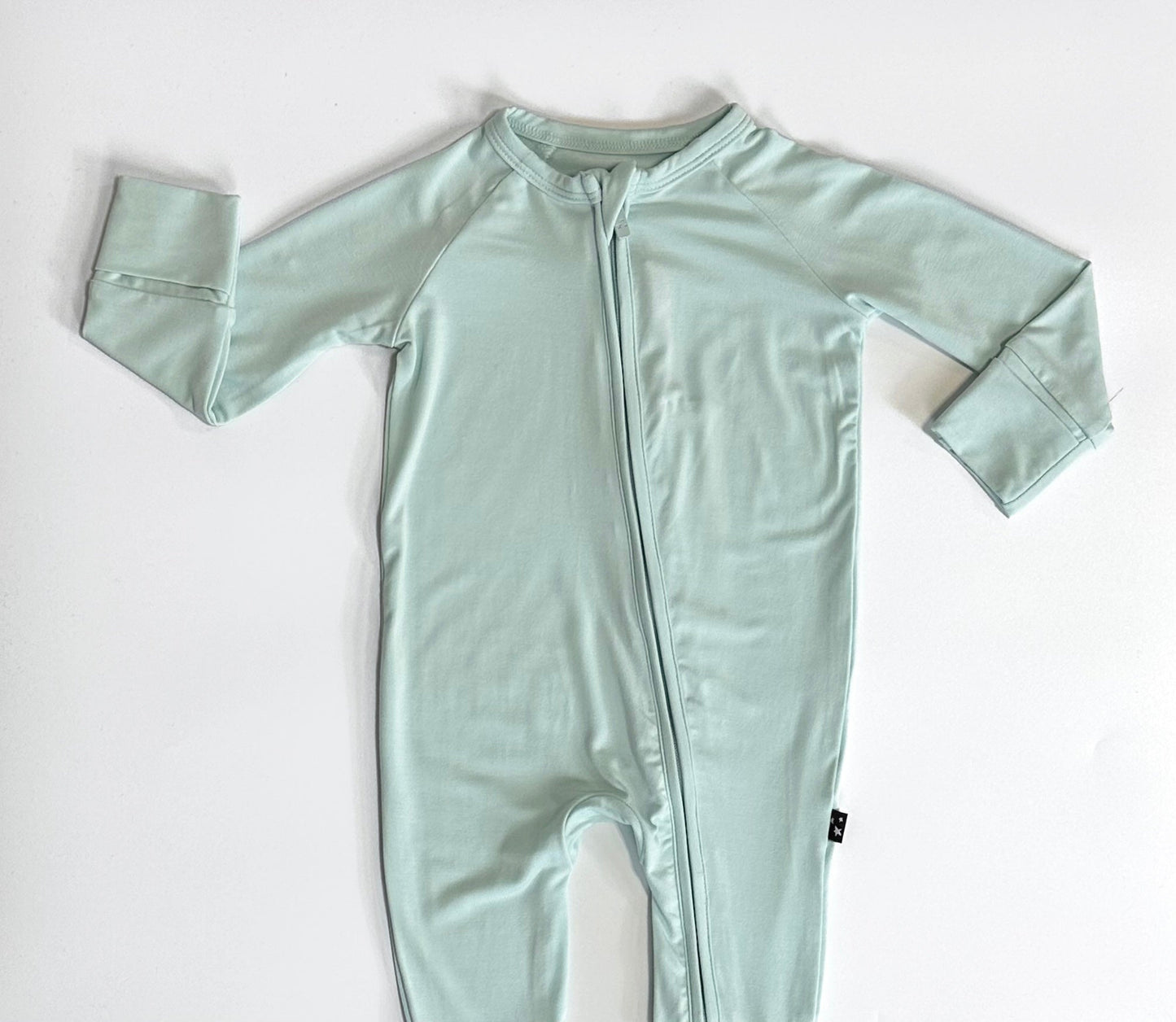 Mint Julep - Zippy Zipper Romper