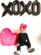BLACK RIB DREAM ZIPPER ROMPER