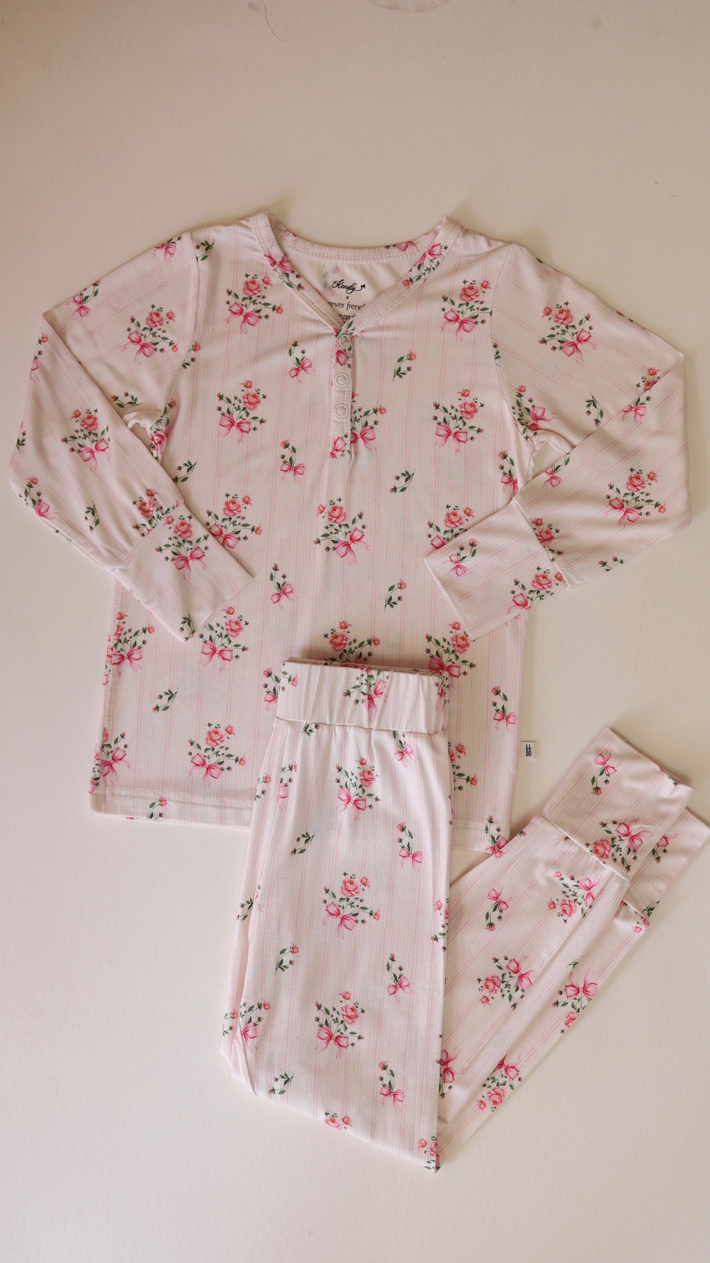 Bamboo Two Piece Pajamas | Kendy Floral