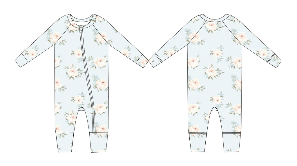 Cosette - Zippy Floral Zipper Romper