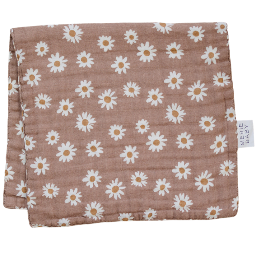 Daisy Dream Floral Muslin Burp Cloth