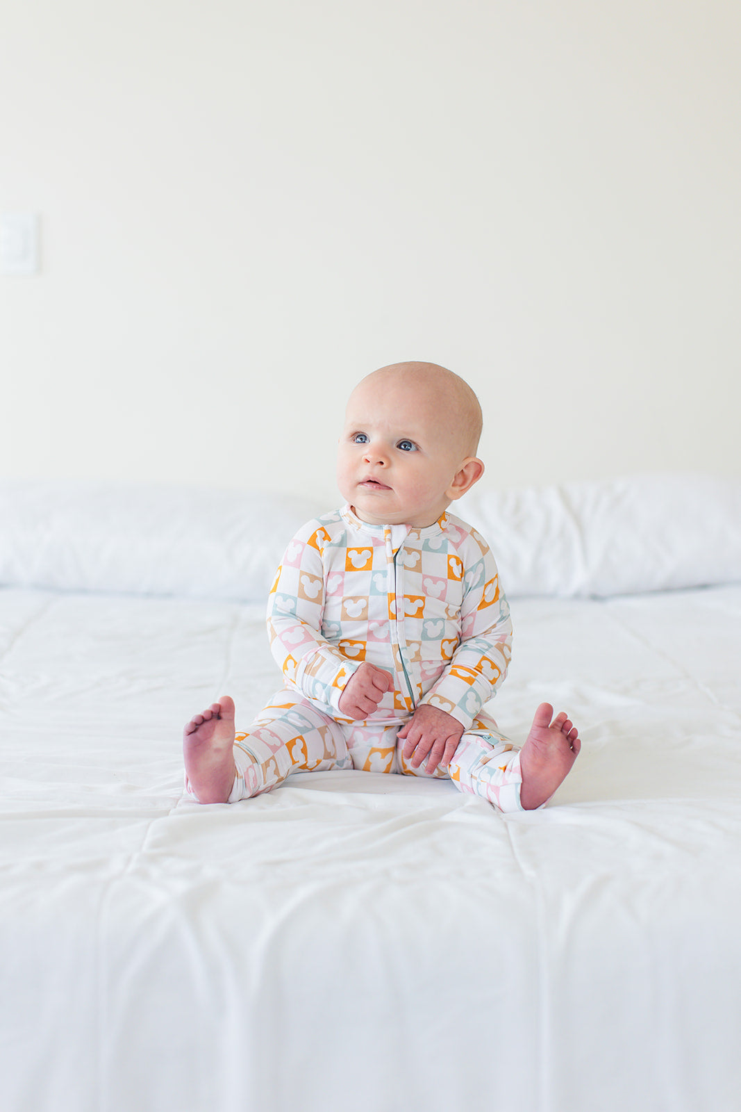 Checkerboard Charm - Zippy Zipper Romper