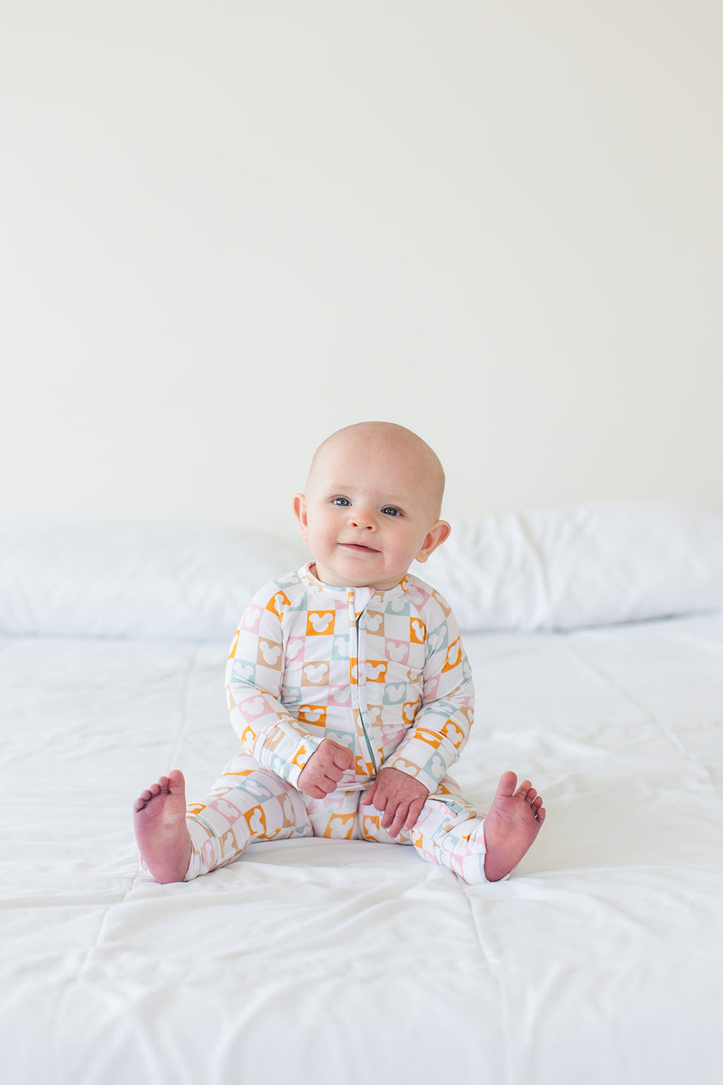 Checkerboard Charm - Zippy Zipper Romper