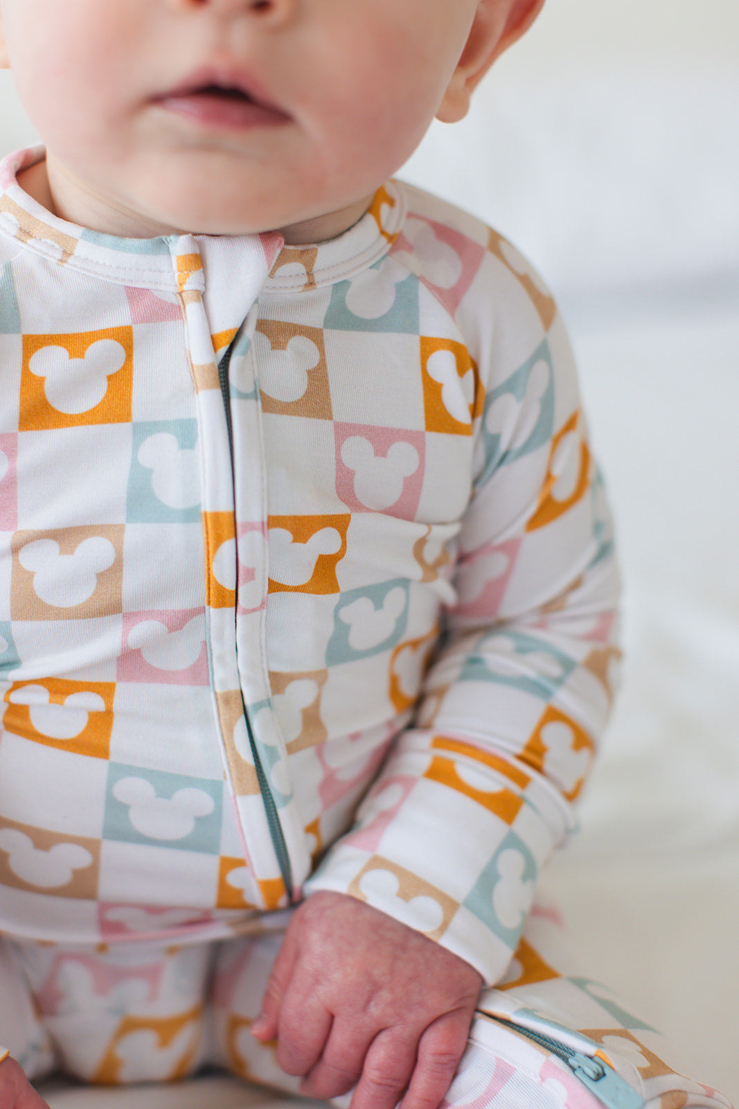 Checkerboard Charm - Zippy Zipper Romper