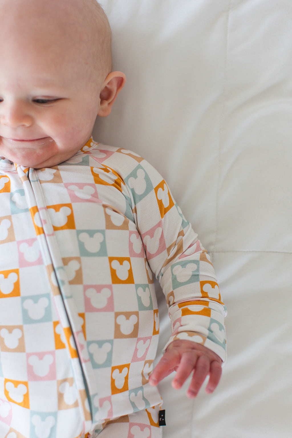 Checkerboard Charm - Zippy Zipper Romper