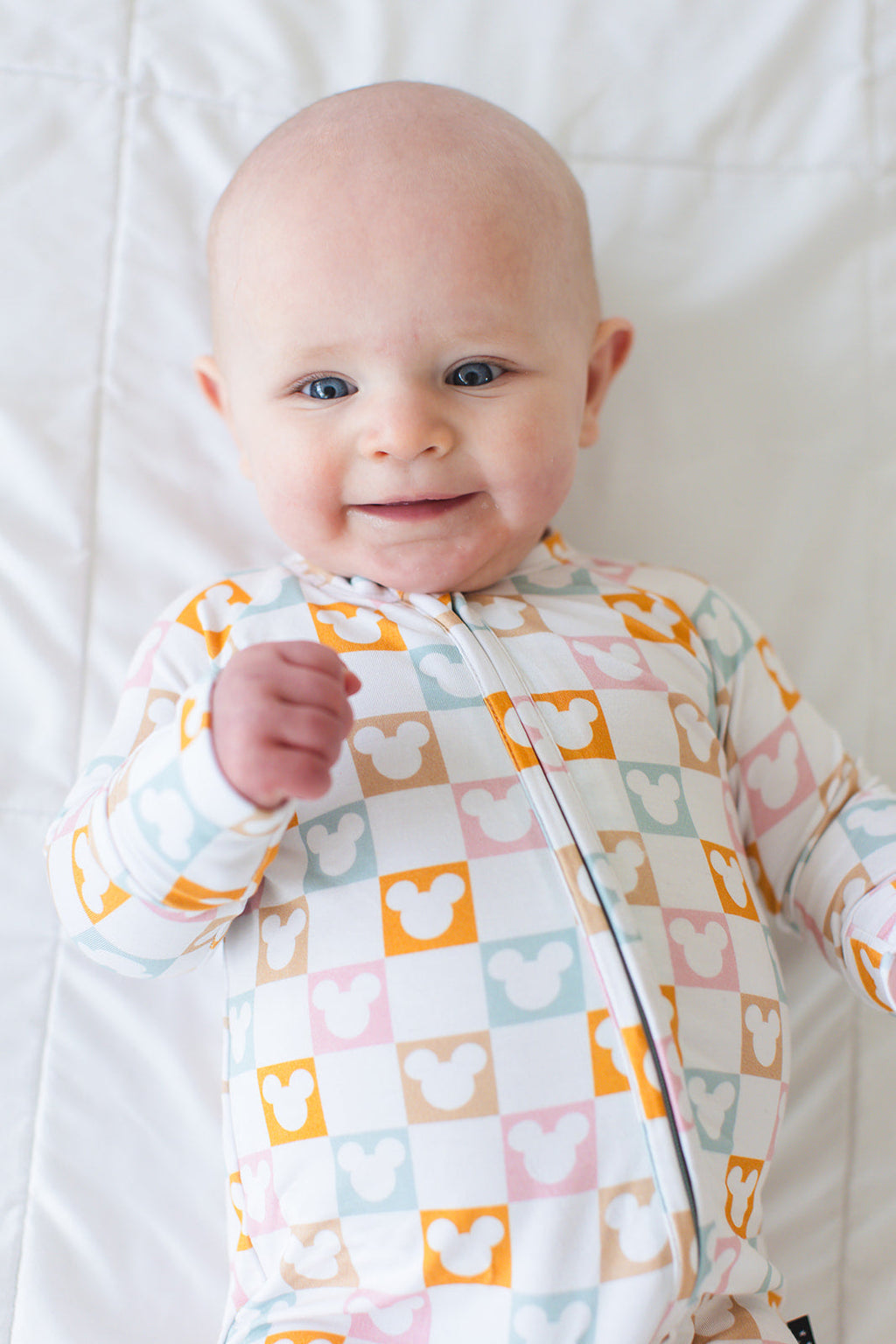 Checkerboard Charm - Zippy Zipper Romper