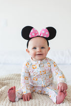Checkerboard Charm - Zippy Zipper Romper