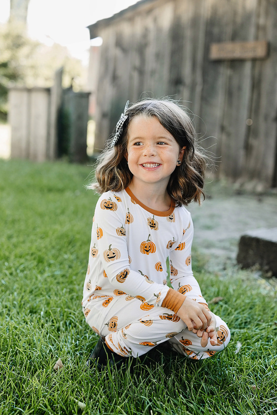 Pumpkins Bamboo Cozy 2Pcs PJs