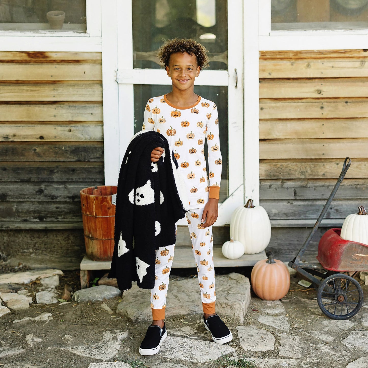 Pumpkins Bamboo Cozy 2Pcs PJs