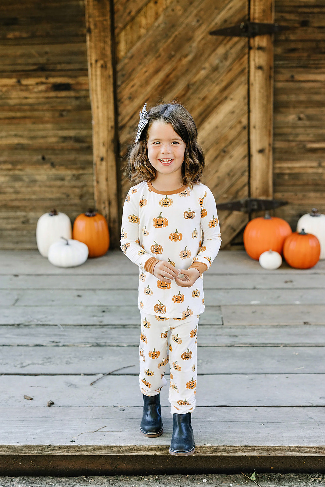 Pumpkins Bamboo Cozy 2Pcs PJs