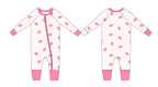 Kisses - Zippy Zipper Romper