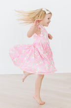 My Little Unicorn Flutter Sleeve Twirl Dress