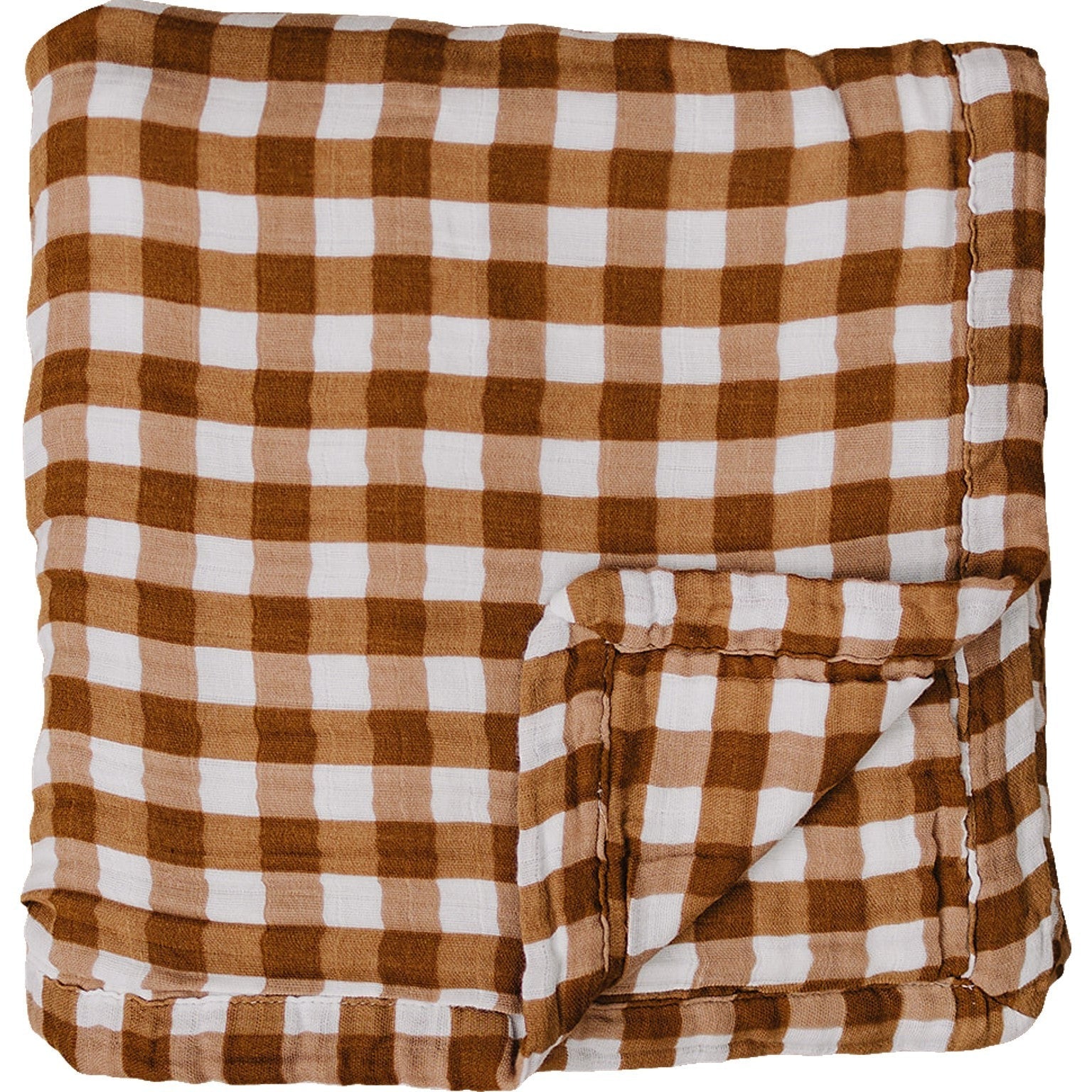 Gingham Muslin Quilt Blanket