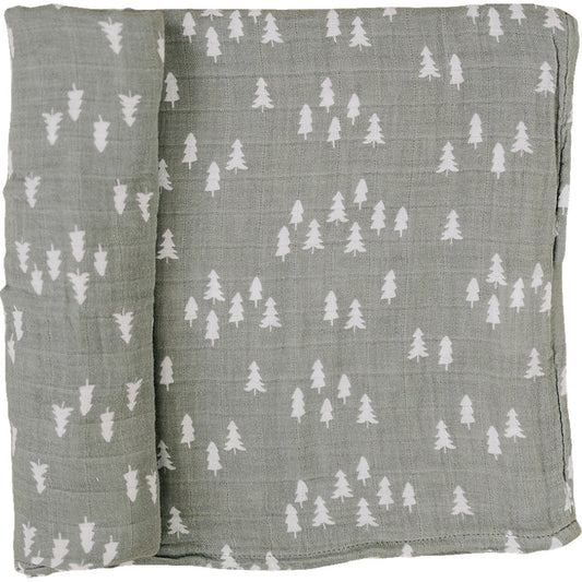 Pines Muslin Swaddle Blanket