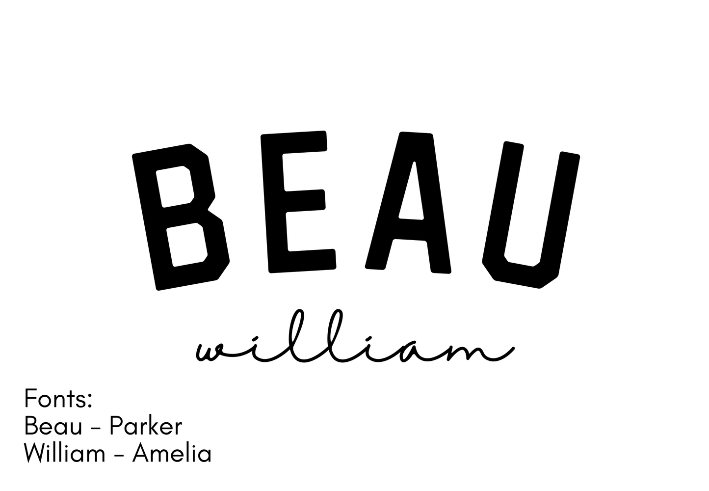 Custom Canvas Name Banner