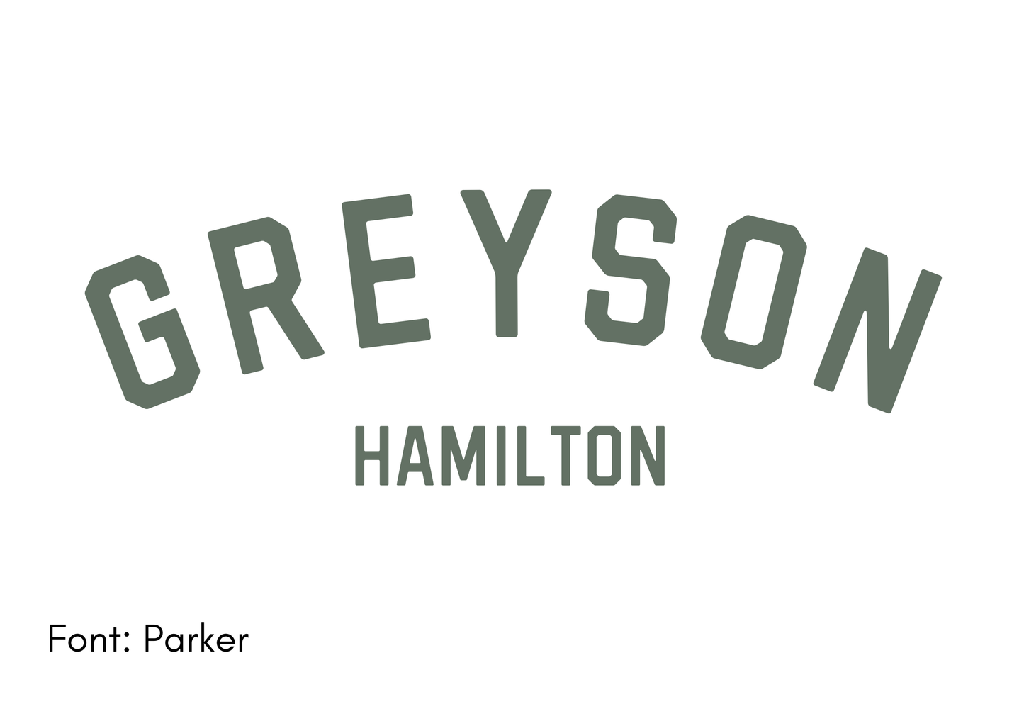 Custom Canvas Name Banner