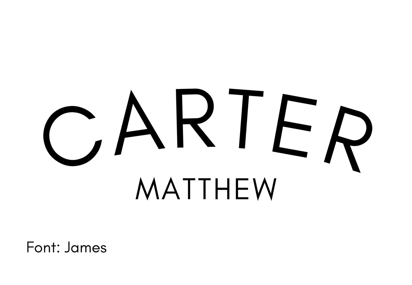 Custom Canvas Name Banner