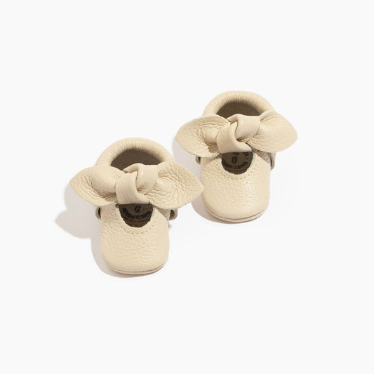 Newborn Birch Knotted Bow Baby Shoe