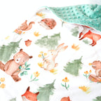 Baby & Toddler Minky Blanket - Forest Friends