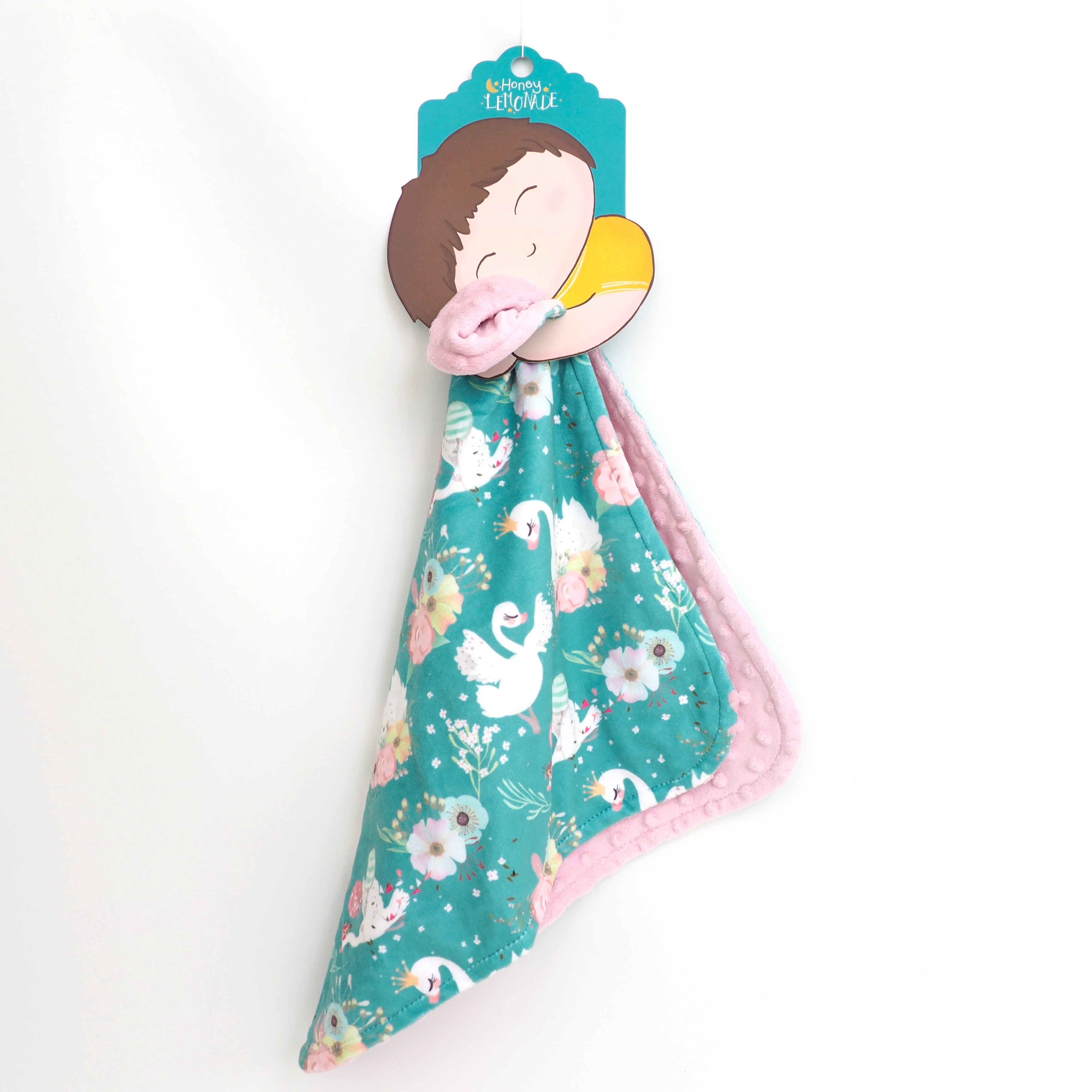 Mini Minky - Swans Blanket
