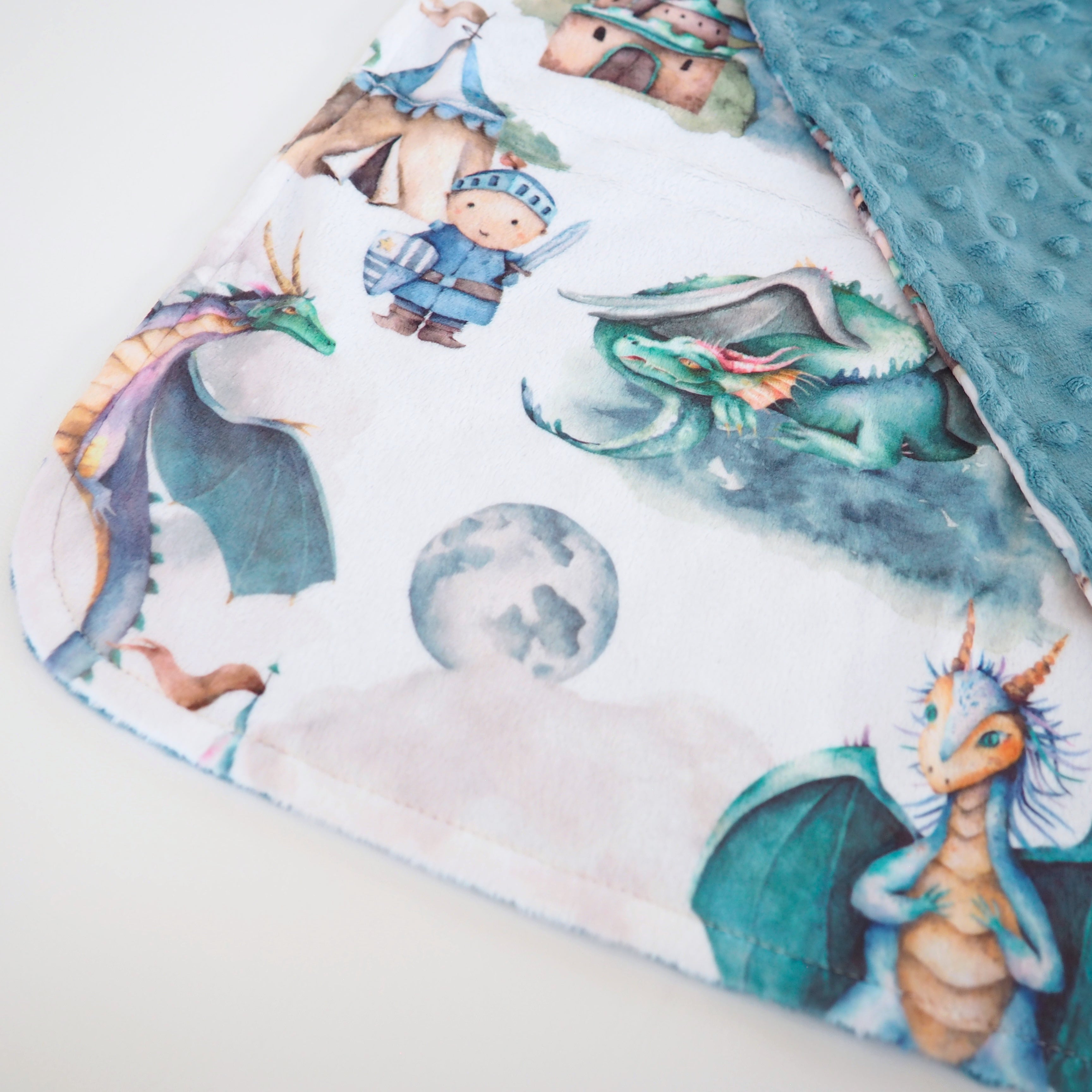 Mini Minky - Dragons & Knights Blanket