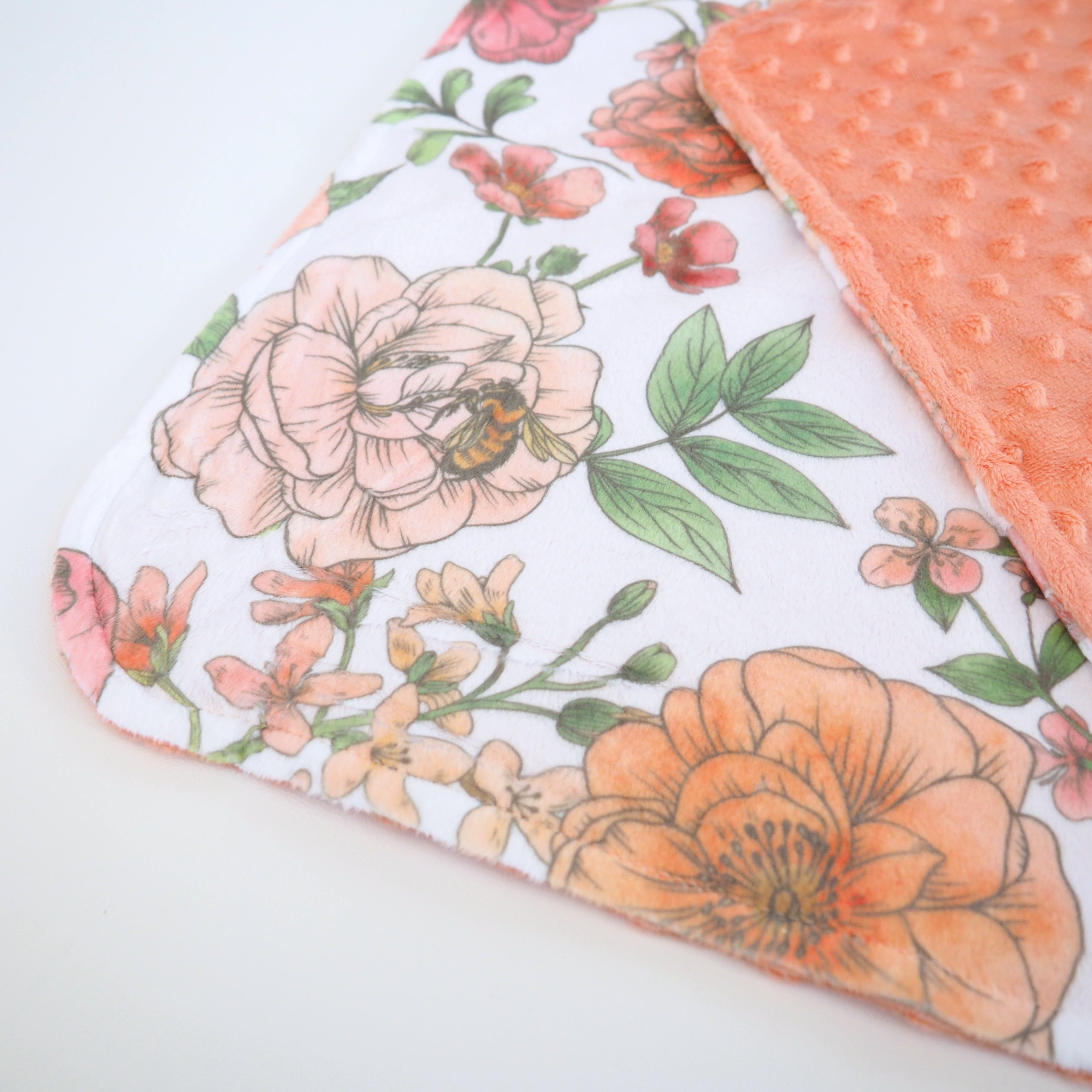 Mini Minky - Botanical Floral Blanket