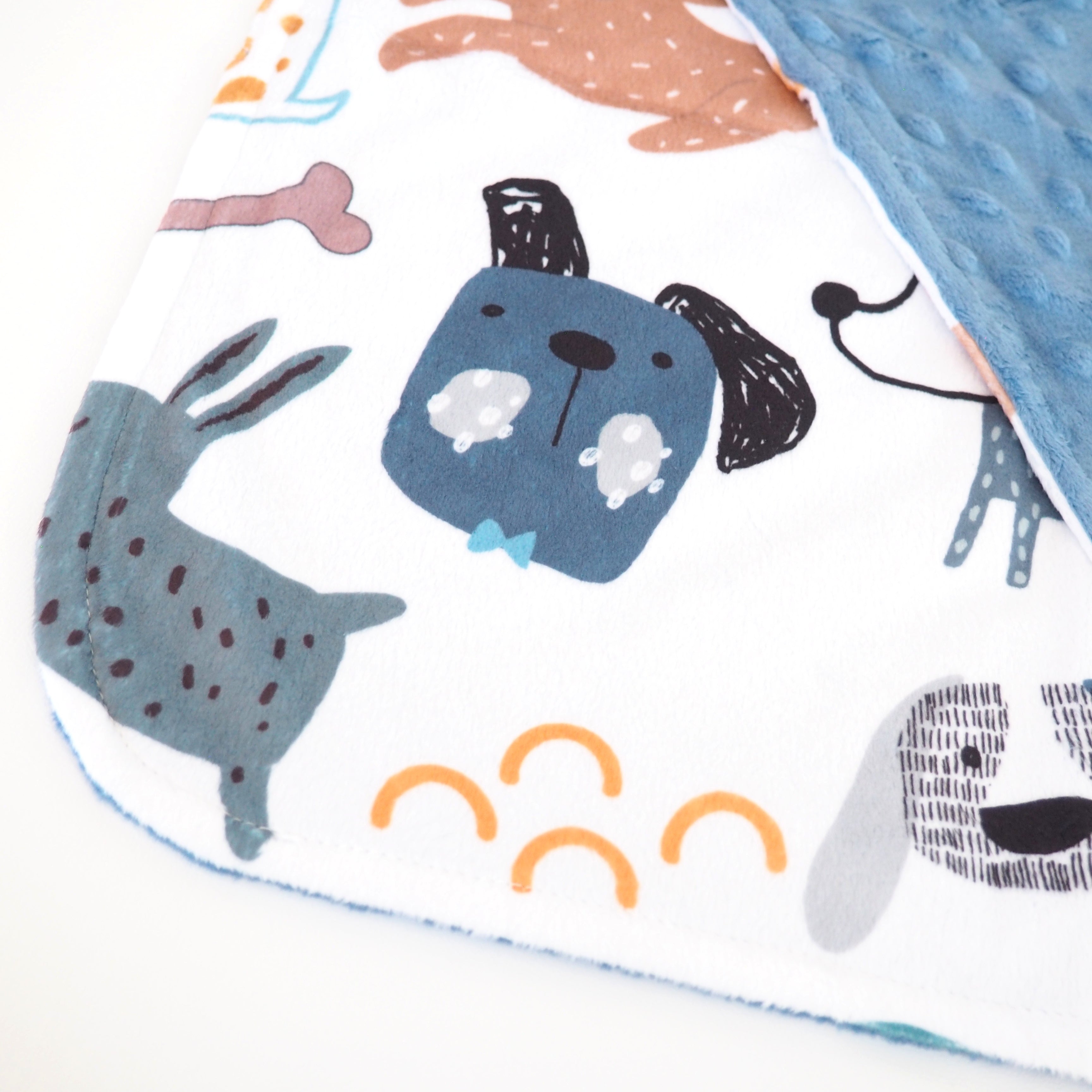 Mini Minky - My Best Friends (Dogs) Blanket