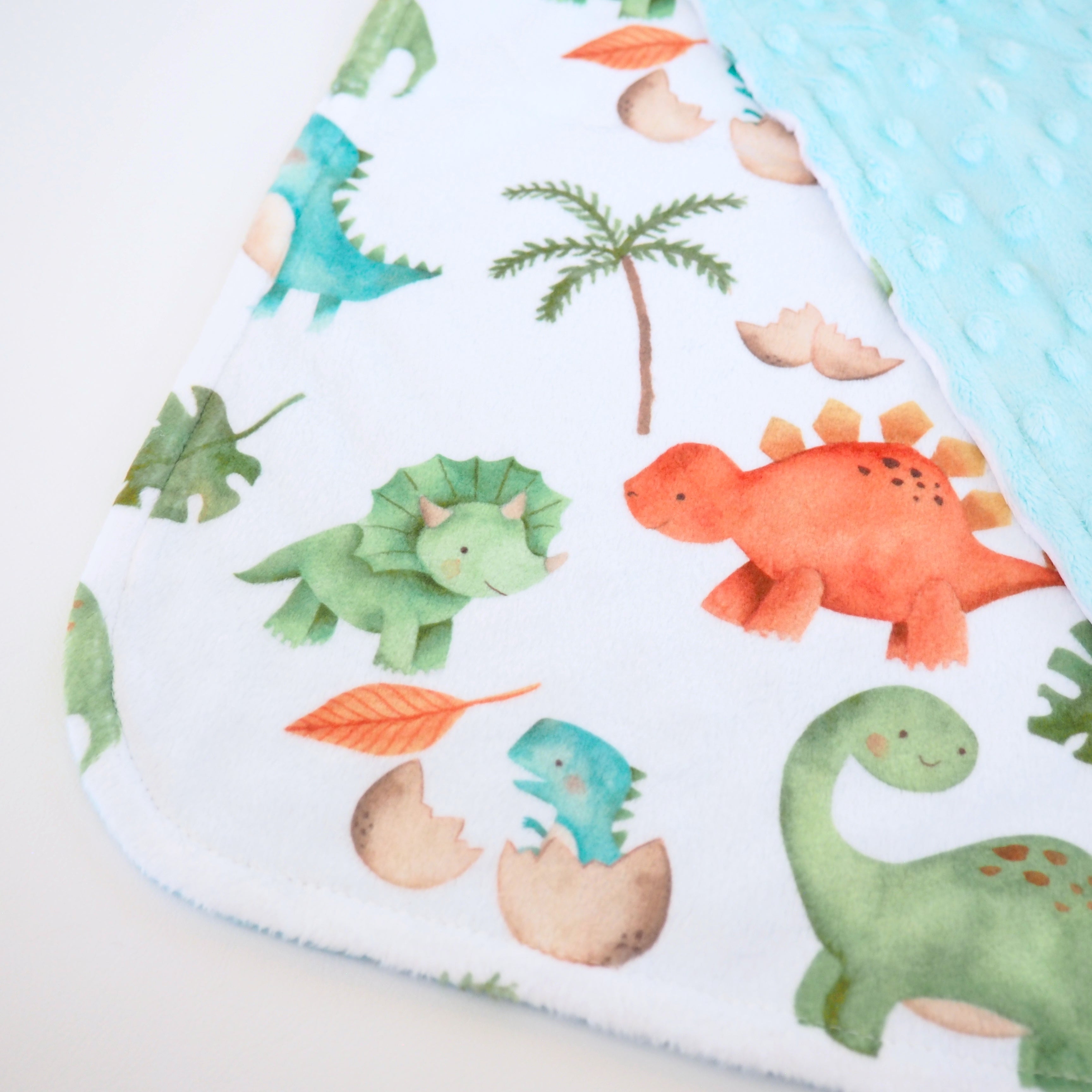 Mini Minky - Dino Blanket
