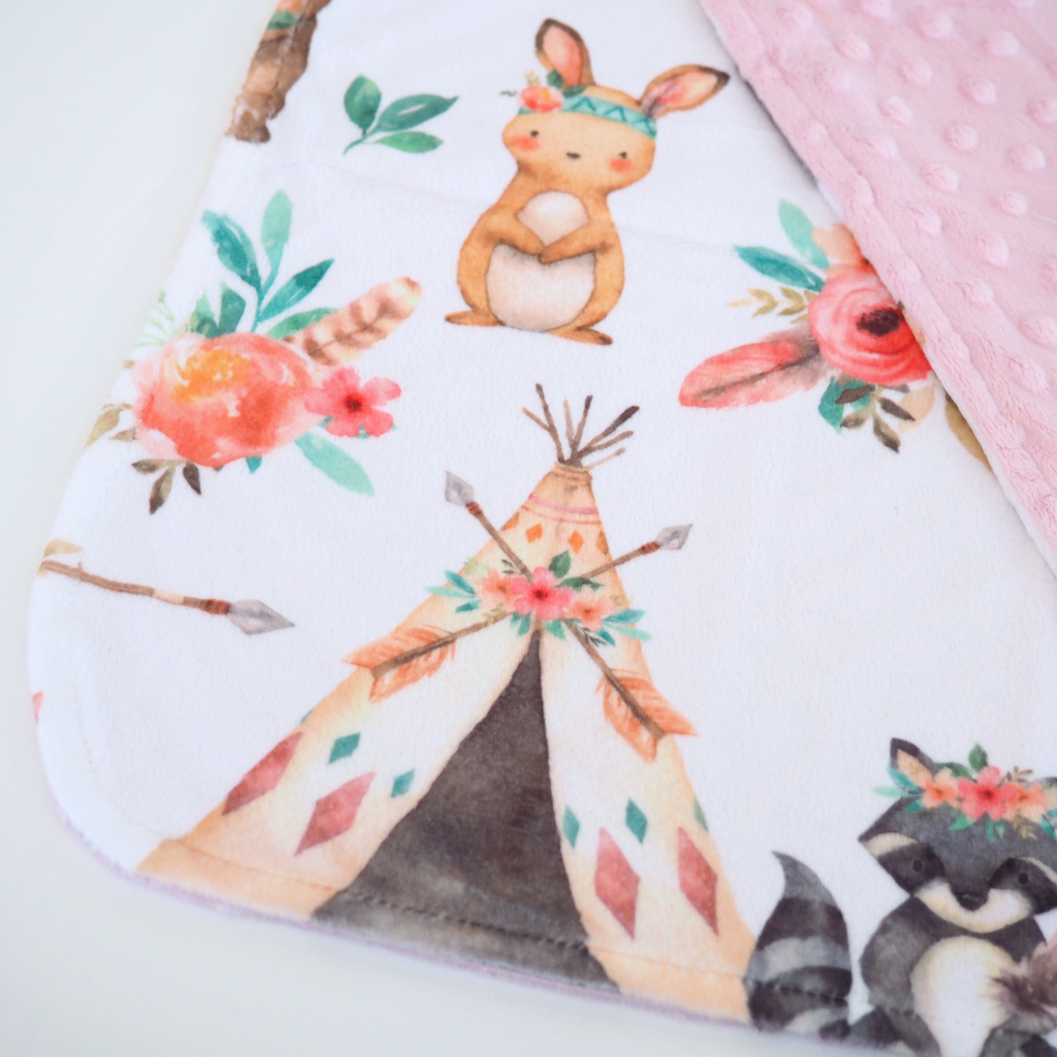 Mini Minky - Woodland Tribe Blanket