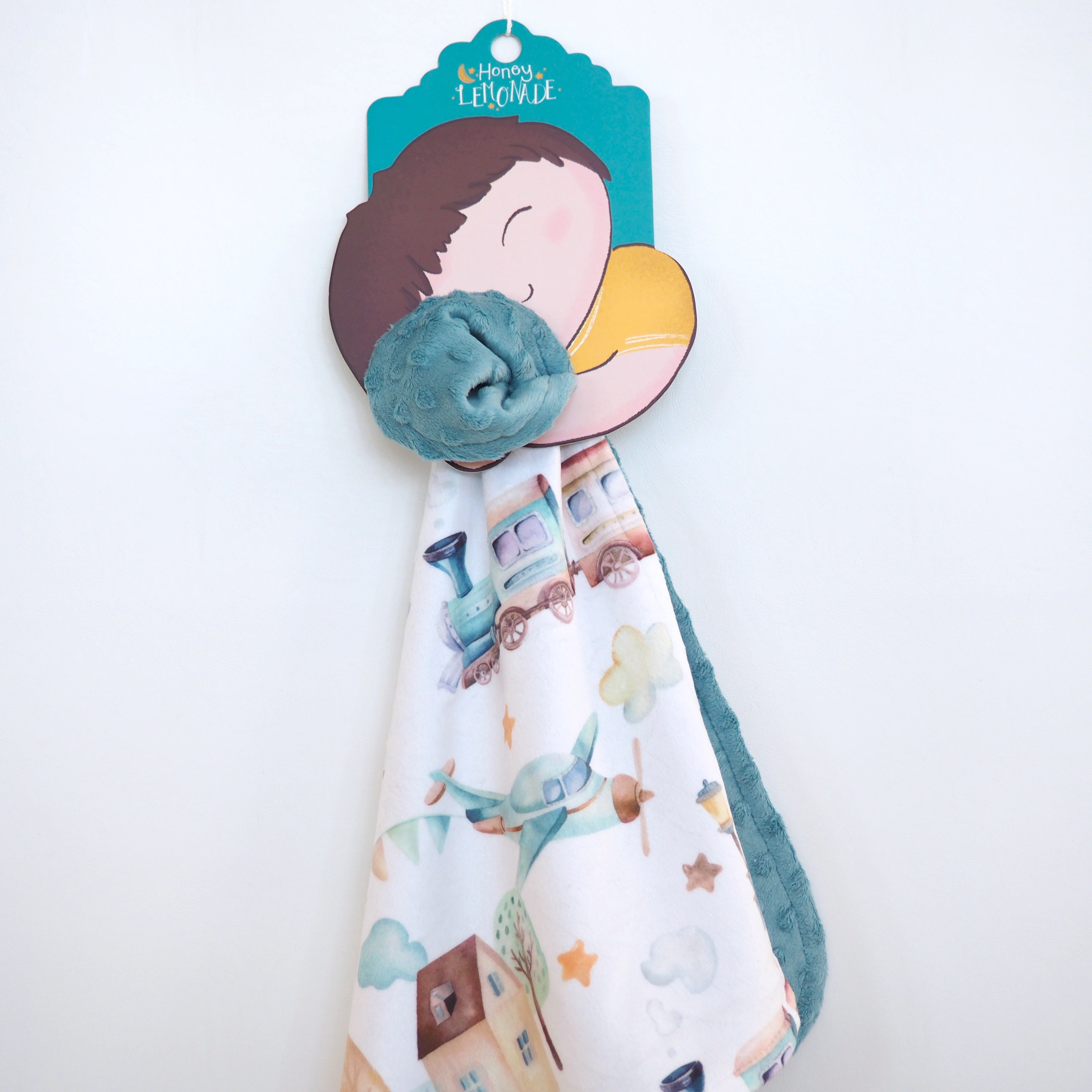 Mini Minky - Airplane & Train Blanket