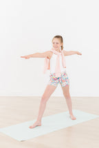 Petal Power Floral Active Shorty Shorts