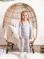 Bunny Blossoms 2pc Floral Bamboo Pajamas